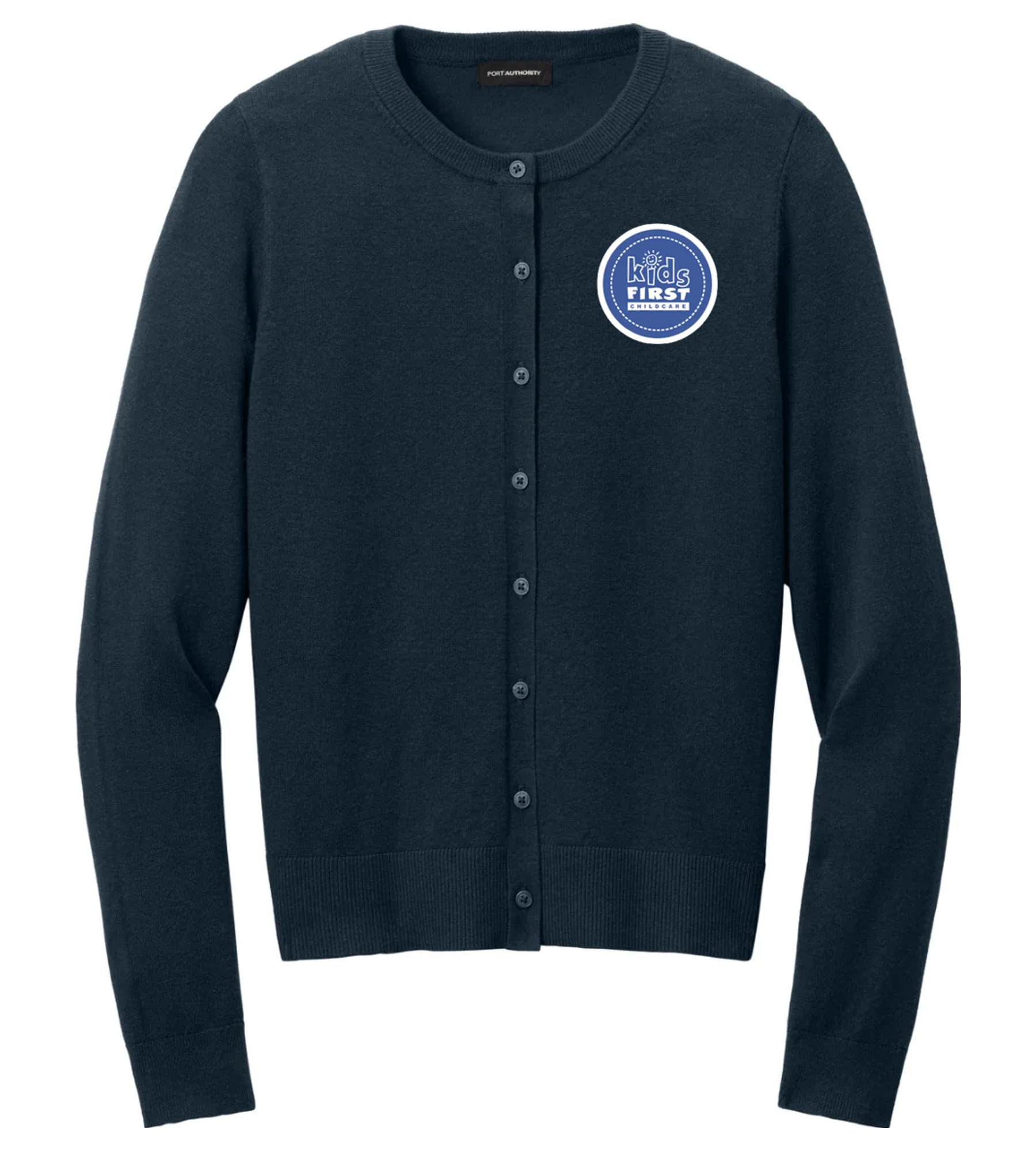 Port Authority Women's Easy Care Crewneck Cardigan Sweater