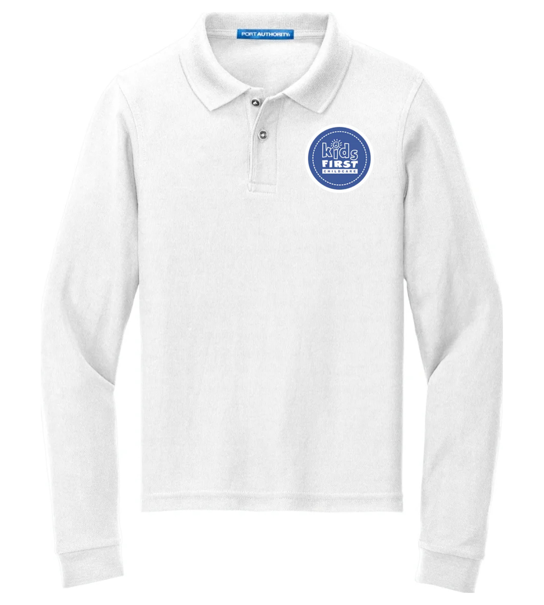 Port Authority Youth Long Sleeve Silk Touch Polo